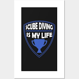 Scube Diving is my Life Gift Posters and Art